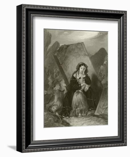 The Earthquake-Edward Henry Corbould-Framed Giclee Print