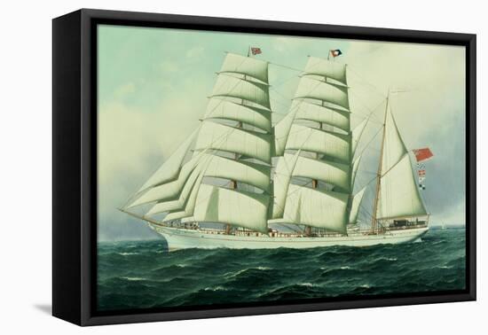 The East African in Full Sail-Antonio Jacobsen-Framed Premier Image Canvas