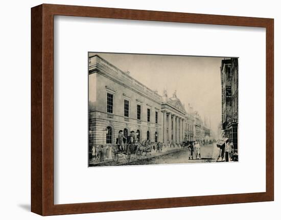 'The East India House from the East', c late 18th century, (1928)-Unknown-Framed Photographic Print