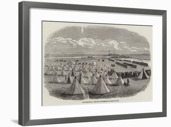 The East Suffolk Artillery Encampment, at Landguard Fort-null-Framed Giclee Print