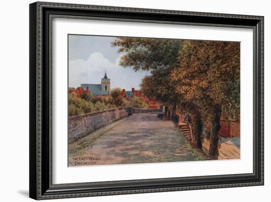 The East Walls, Chichester-Alfred Robert Quinton-Framed Giclee Print