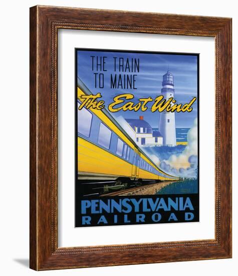 The East Wind-null-Framed Art Print