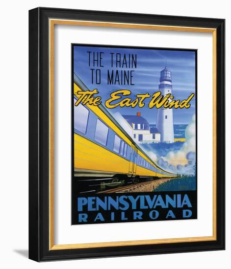 The East Wind-null-Framed Art Print