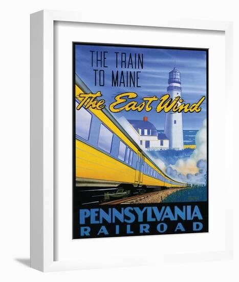 The East Wind-null-Framed Art Print