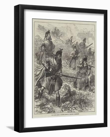 The Easter Monday Volunteer Review at Brighton, Skirmishers-Arthur Hopkins-Framed Giclee Print