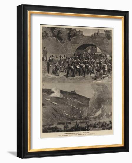 The Easter Volunteer Review at Brighton-Charles Edwin Fripp-Framed Giclee Print