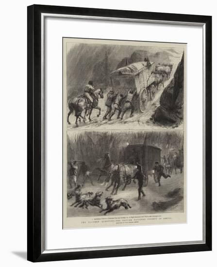 The Eastern Question, the British National Society in Servia-Godefroy Durand-Framed Giclee Print