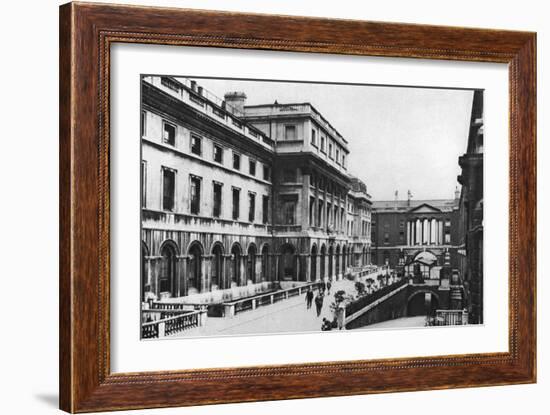 The Eastern Wing of Somerset House, London, 1926-1927-McLeish-Framed Giclee Print