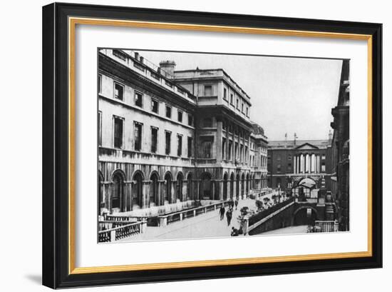 The Eastern Wing of Somerset House, London, 1926-1927-McLeish-Framed Giclee Print