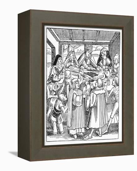 The Eaters of the Dead, Satirical Artwork-Science Photo Library-Framed Premier Image Canvas