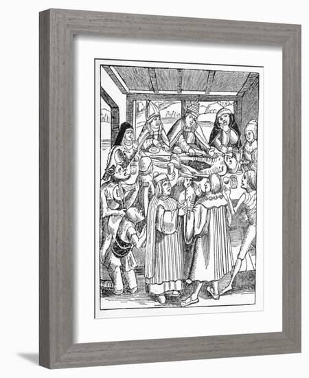 The Eaters of the Dead, Satirical Artwork-Science Photo Library-Framed Photographic Print