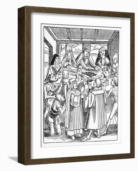 The Eaters of the Dead, Satirical Artwork-Science Photo Library-Framed Photographic Print