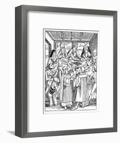 The Eaters of the Dead, Satirical Artwork-Science Photo Library-Framed Photographic Print