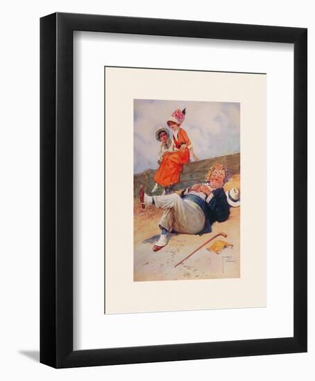 The Eavesdropper-Lawson Wood-Framed Premium Giclee Print