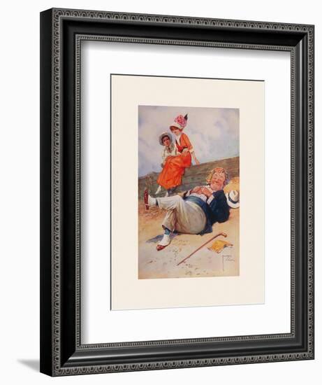 The Eavesdropper-Lawson Wood-Framed Premium Giclee Print