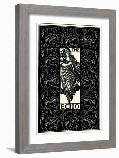 The Echo, Chicago, April 15, 1896-Will Bradley-Framed Art Print