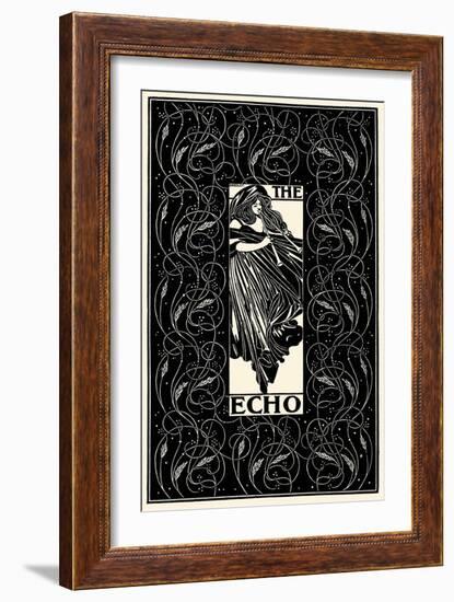 The Echo, Chicago, April 15, 1896-Will Bradley-Framed Art Print