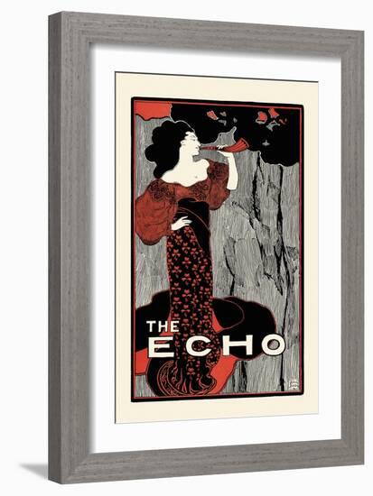 The Echo, Chicago, February 15, 1896-John Sloan-Framed Art Print