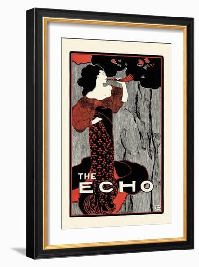 The Echo, Chicago, February 15, 1896-John Sloan-Framed Art Print