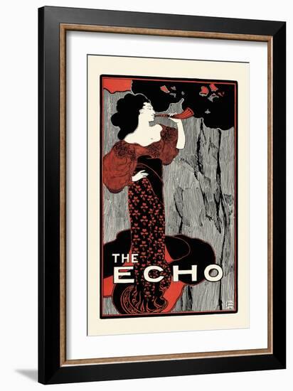 The Echo, Chicago, February 15, 1896-John Sloan-Framed Art Print