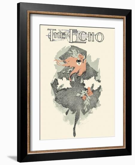 The Echo, Chicago, May 1, 1895-Will Bradley-Framed Art Print