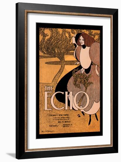 The Echo-Will H. Bradley-Framed Art Print