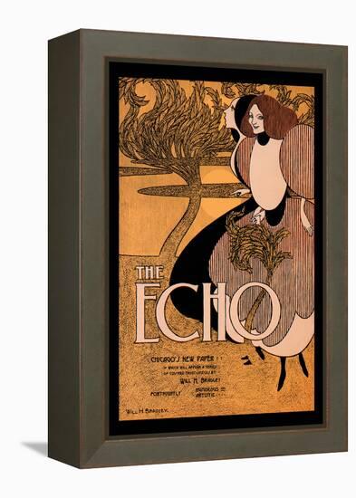 The Echo-Will H. Bradley-Framed Stretched Canvas