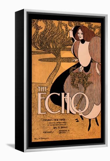 The Echo-Will H. Bradley-Framed Stretched Canvas