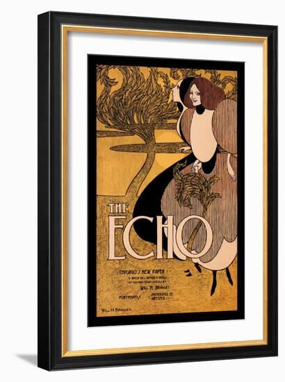 The Echo-Will H. Bradley-Framed Art Print