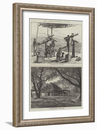 The Eclipse Expedition in India-Charles Robinson-Framed Giclee Print