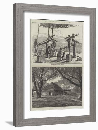 The Eclipse Expedition in India-Charles Robinson-Framed Giclee Print