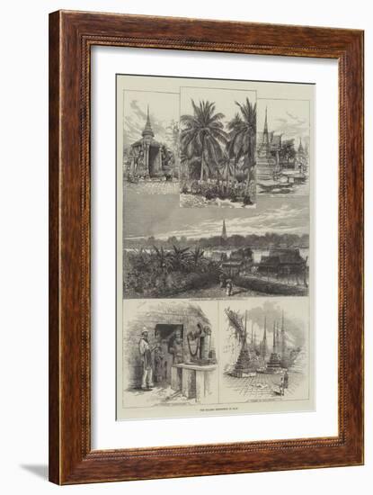 The Eclipse Expedition in Siam-null-Framed Giclee Print