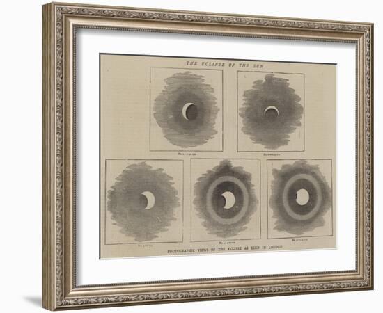 The Eclipse of the Sun-null-Framed Giclee Print