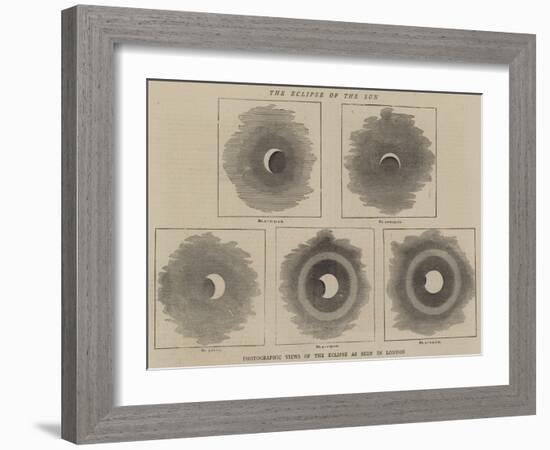 The Eclipse of the Sun-null-Framed Giclee Print