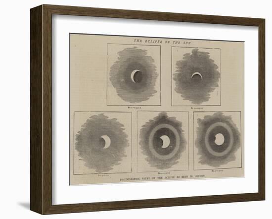 The Eclipse of the Sun-null-Framed Giclee Print