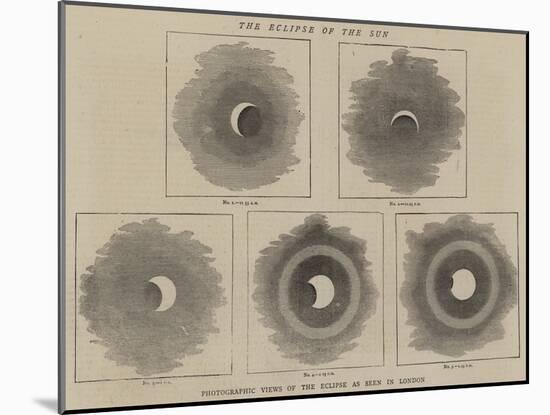 The Eclipse of the Sun-null-Mounted Giclee Print