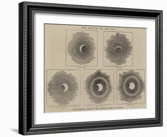 The Eclipse of the Sun-null-Framed Giclee Print