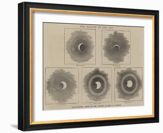 The Eclipse of the Sun-null-Framed Giclee Print