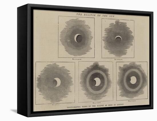 The Eclipse of the Sun-null-Framed Premier Image Canvas