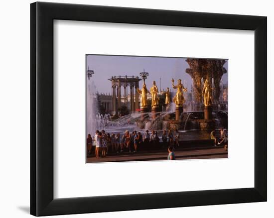 The Economic Achievements Exhibition, Moscow, c1960s-CM Dixon-Framed Photographic Print