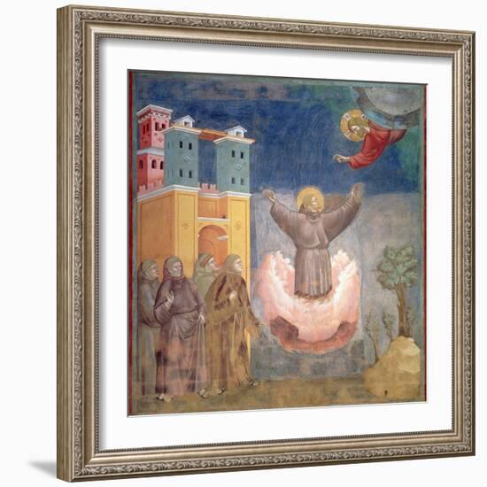 The Ecstasy of St. Francis, 1297-99-Giotto di Bondone-Framed Giclee Print