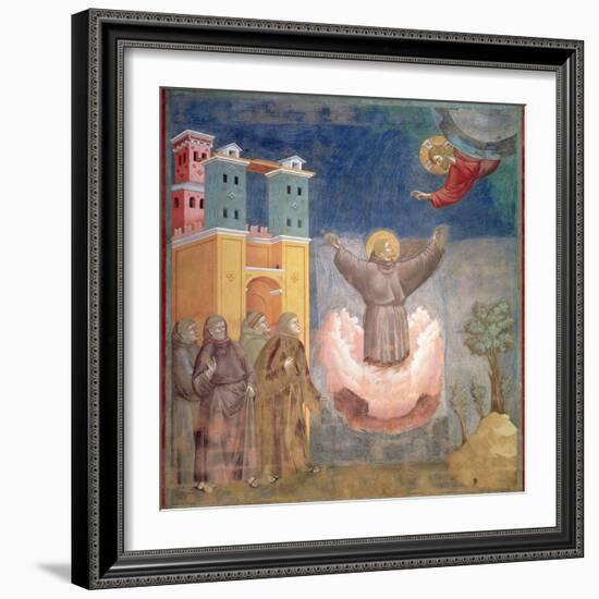 The Ecstasy of St. Francis, 1297-99-Giotto di Bondone-Framed Giclee Print