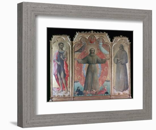 'The Ecstasy of St Francis', 1437-1444. Artist: Sassetta-Sassetta-Framed Giclee Print