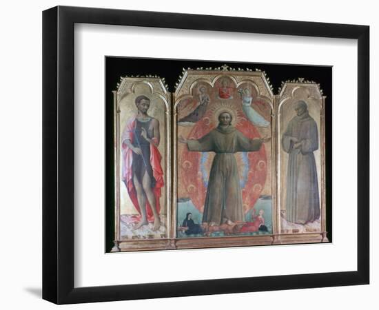 'The Ecstasy of St Francis', 1437-1444. Artist: Sassetta-Sassetta-Framed Giclee Print