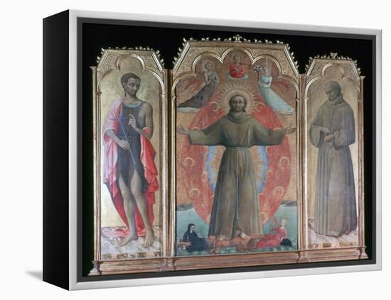 'The Ecstasy of St Francis', 1437-1444. Artist: Sassetta-Sassetta-Framed Premier Image Canvas