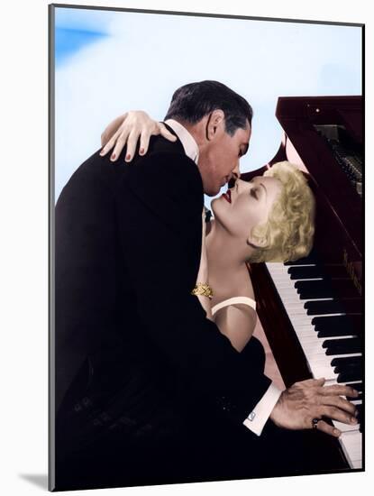 THE EDDY DUCHIN STORY, 1956 directed by GEORGE SIDNEY Tyrone Power and Kim Novak (photo)-null-Mounted Photo