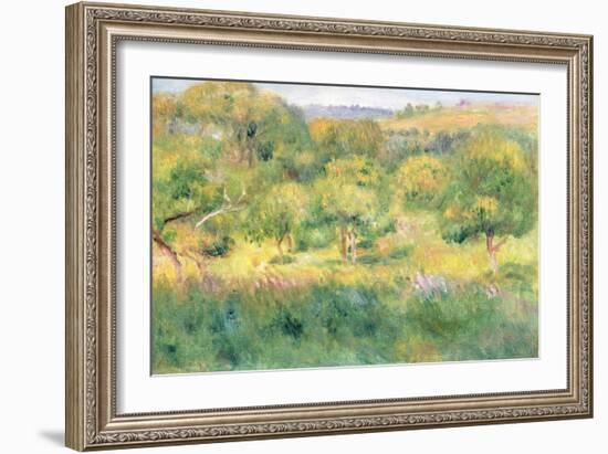 The Edge of a Forest in Brittany, 1893-Pierre-Auguste Renoir-Framed Giclee Print