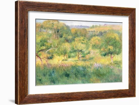 The Edge of a Forest in Brittany, 1893-Pierre-Auguste Renoir-Framed Giclee Print