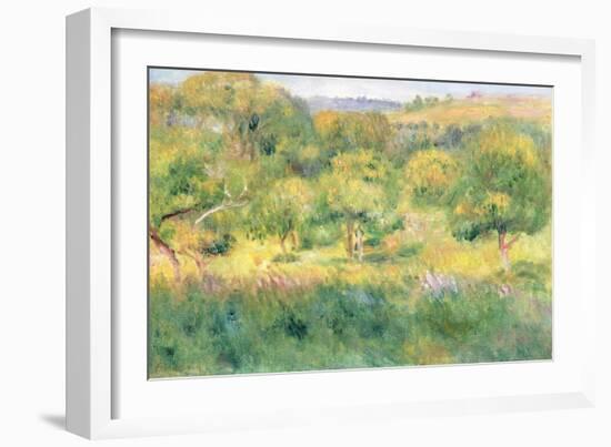 The Edge of a Forest in Brittany, 1893-Pierre-Auguste Renoir-Framed Giclee Print