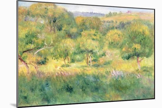 The Edge of a Forest in Brittany, 1893-Pierre-Auguste Renoir-Mounted Giclee Print